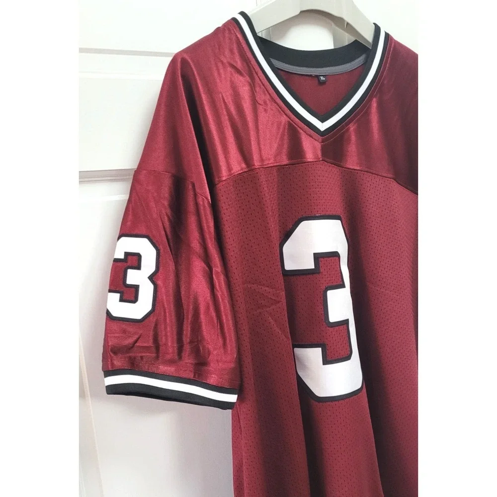 Westcheddar Sports 2017 Belton 3 Men's Mesh Jersey Shirt - Maroon - XL - Picture 3 of 6